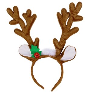 Reindeer Antlers Headband Christmas and Party DIY Women Girs Kid Christmas Deer Cosplay Costume Ear Party Hairband Snowman Decoration
