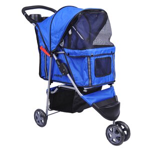 3-Wheel Front & Rear Entry Pet Stroller