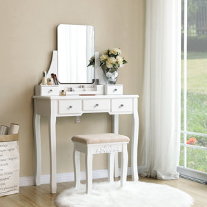 Secretary Desk Makeup Vanity