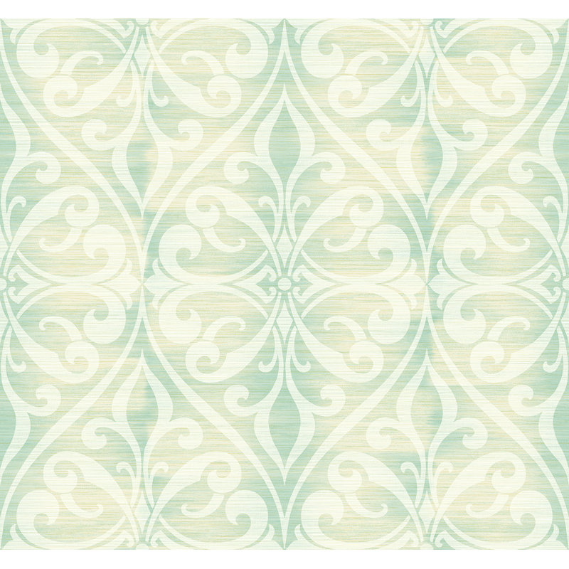 Fleur De Lis Living Schneck Ogee 27 L X 27 W Wallpaper Roll