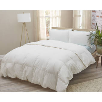 White Noise All Season 650 Fill Power Duck Down Comforter Reviews Wayfair