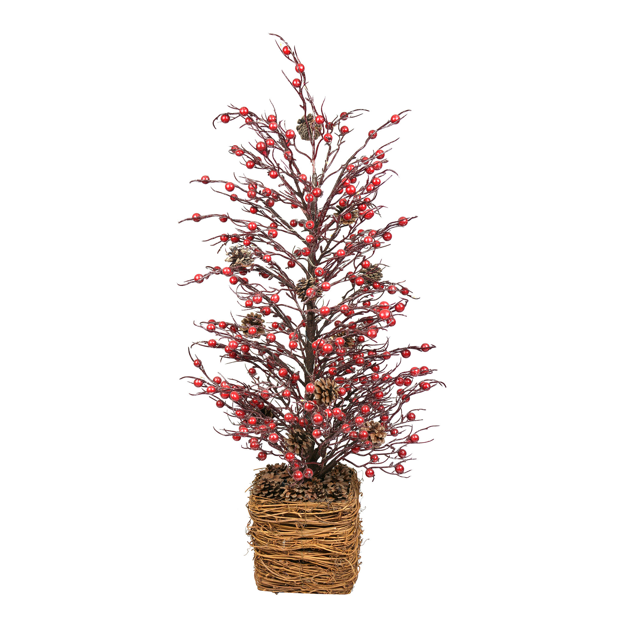 The Holiday Aisle® Tabletop Tree with Vine Base Wayfair