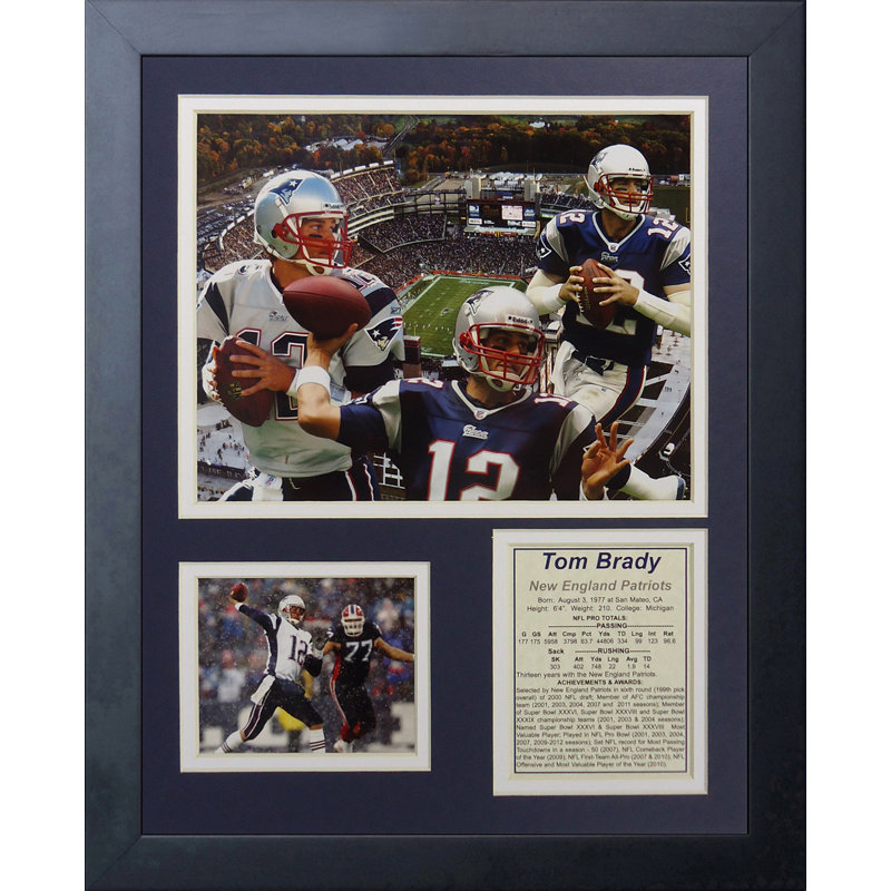 Legends Never Die New England Patriots Tom Brady Framed Memorabilia Wayfair