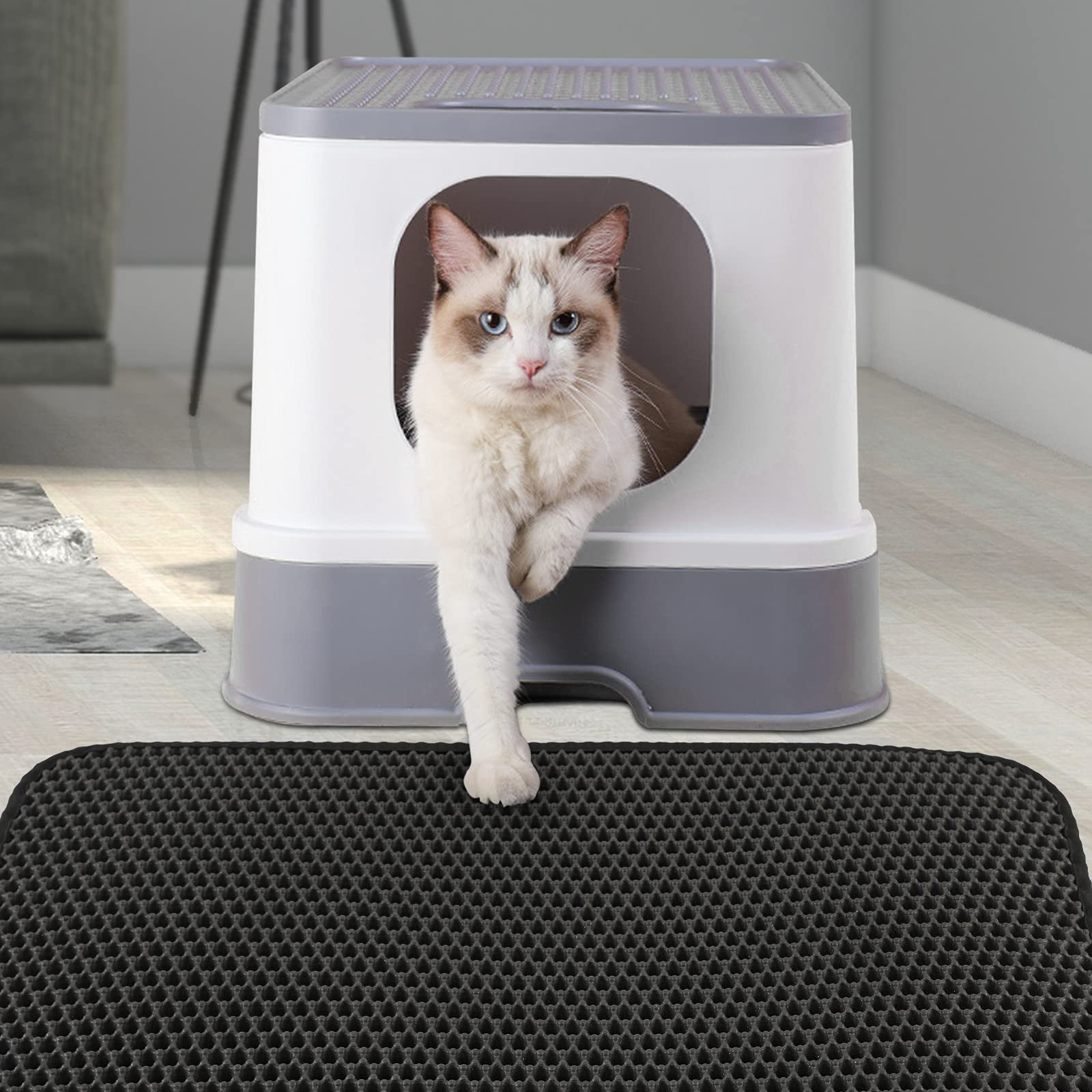 self contained litter box