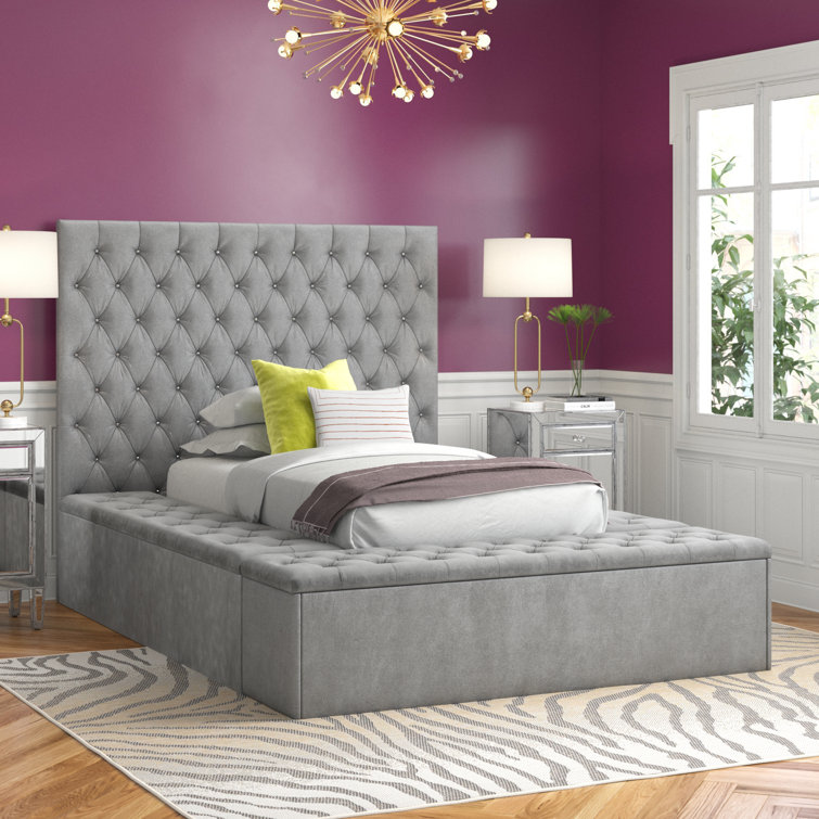 Etta Avenue™ Zaniyah Upholstered Storage Bed & Reviews | Wayfair