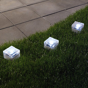 Best Ice Cube 3-Light LED Pathway Light (Set of 3) By Pure Garden Outdoor Lighting Ice Cube 3-Light LED Pathway Light (Set of 3) By Pure Garden Outdoor Lighting