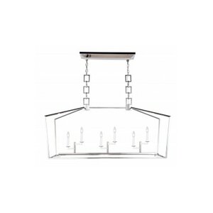 Isoline 6-Light Candle-Style Chandelier