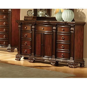 Orleans 9 Drawer Combo Dresser by Wood..