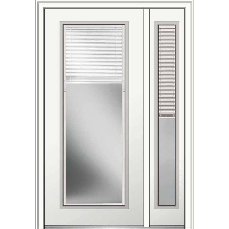 Verona Home Design Full Lite Primed Steel Prehung Front Entry Doors Verona Home Design Full Lite Primed Steel Prehung Front Entry Doors Wayfair