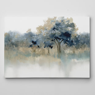 View Waters Edge Ii Oil Painting Print on Wrapped
