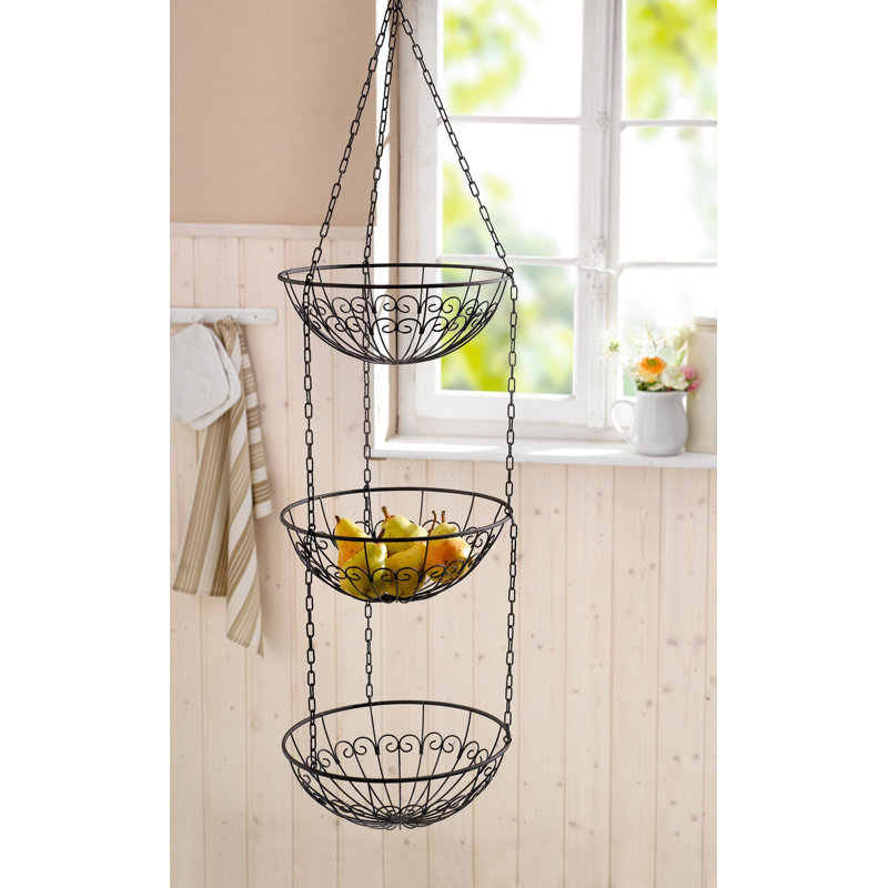 Piersurplus Wire Kitchen 230 Fl Oz Hanging Fruit Basket Reviews Wayfair