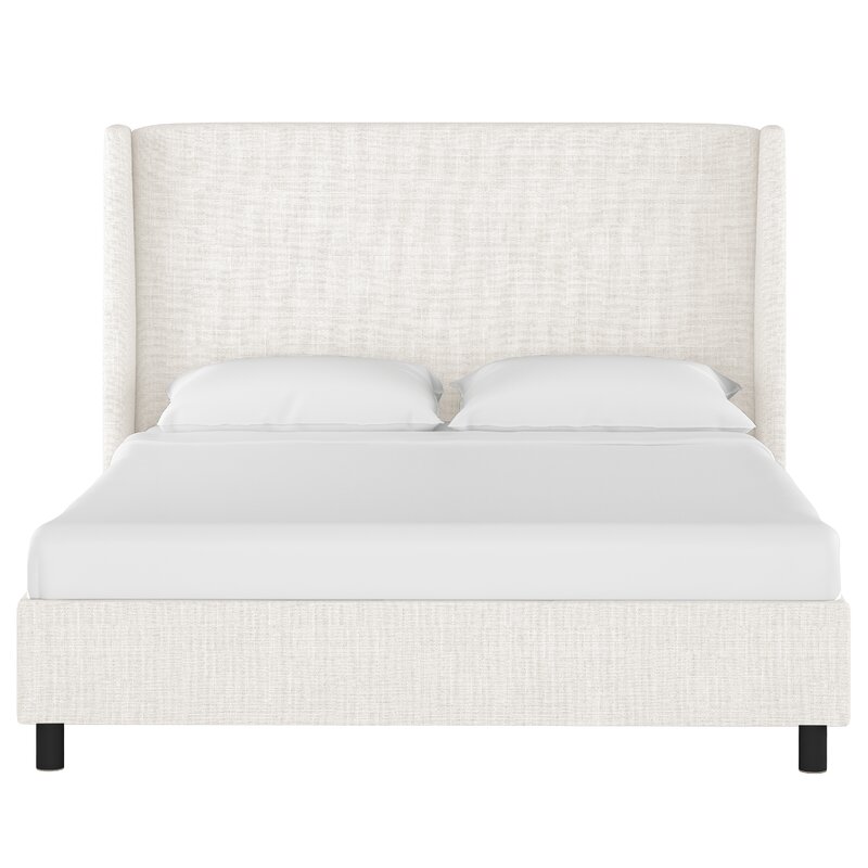 Mercury Row Alrai Wingback Upholstered Platform Bed ...