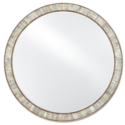 Hyson Farmhouse / Country Beveled Distressed Accent Mirror