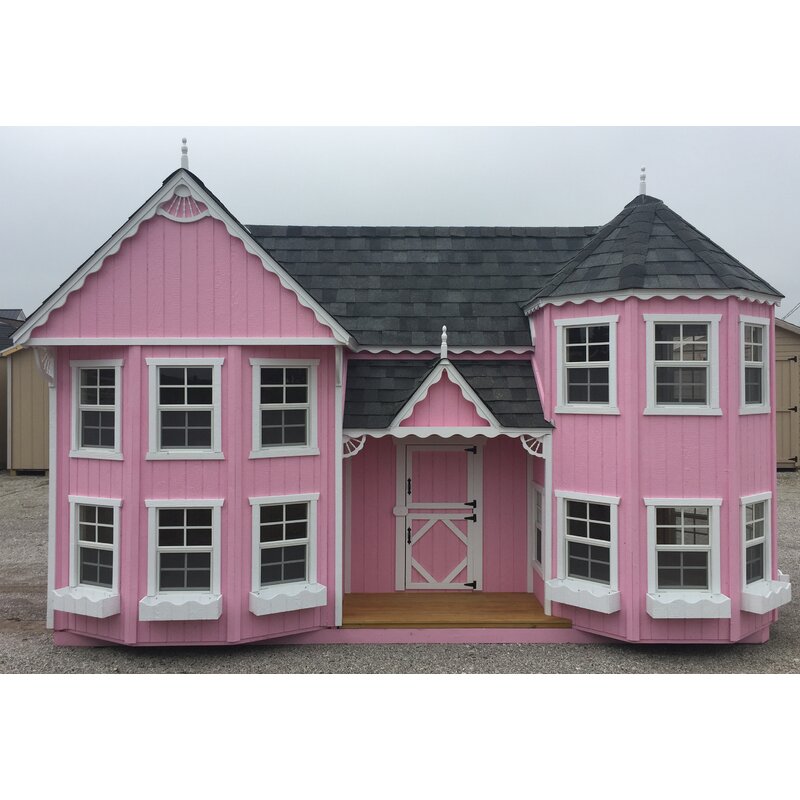 little cottage sara victorian mansion wood playhouse