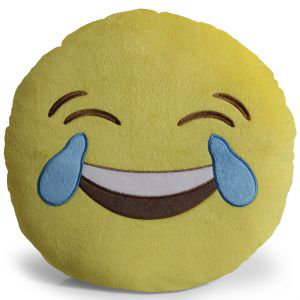 Emoji Joy Pillow Throw Pillow