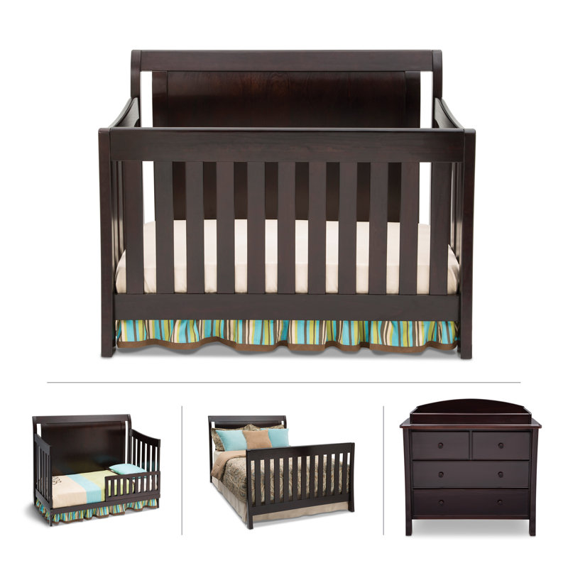 wayfair crib and changing table