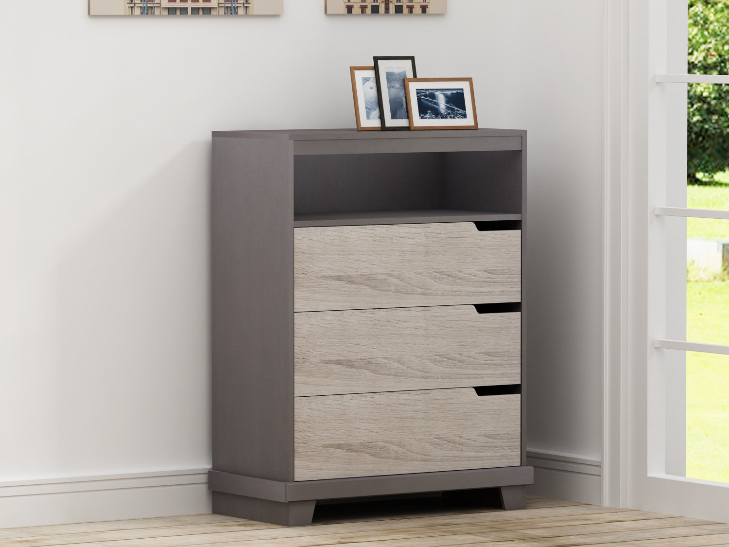 George Oliver Mendelson 3 Drawer Chest Reviews Wayfair