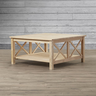 Bleached Wood Coffee Table Wayfair