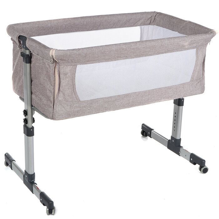 Zoomie Kids Baby Bedside Bassinet | Wayfair