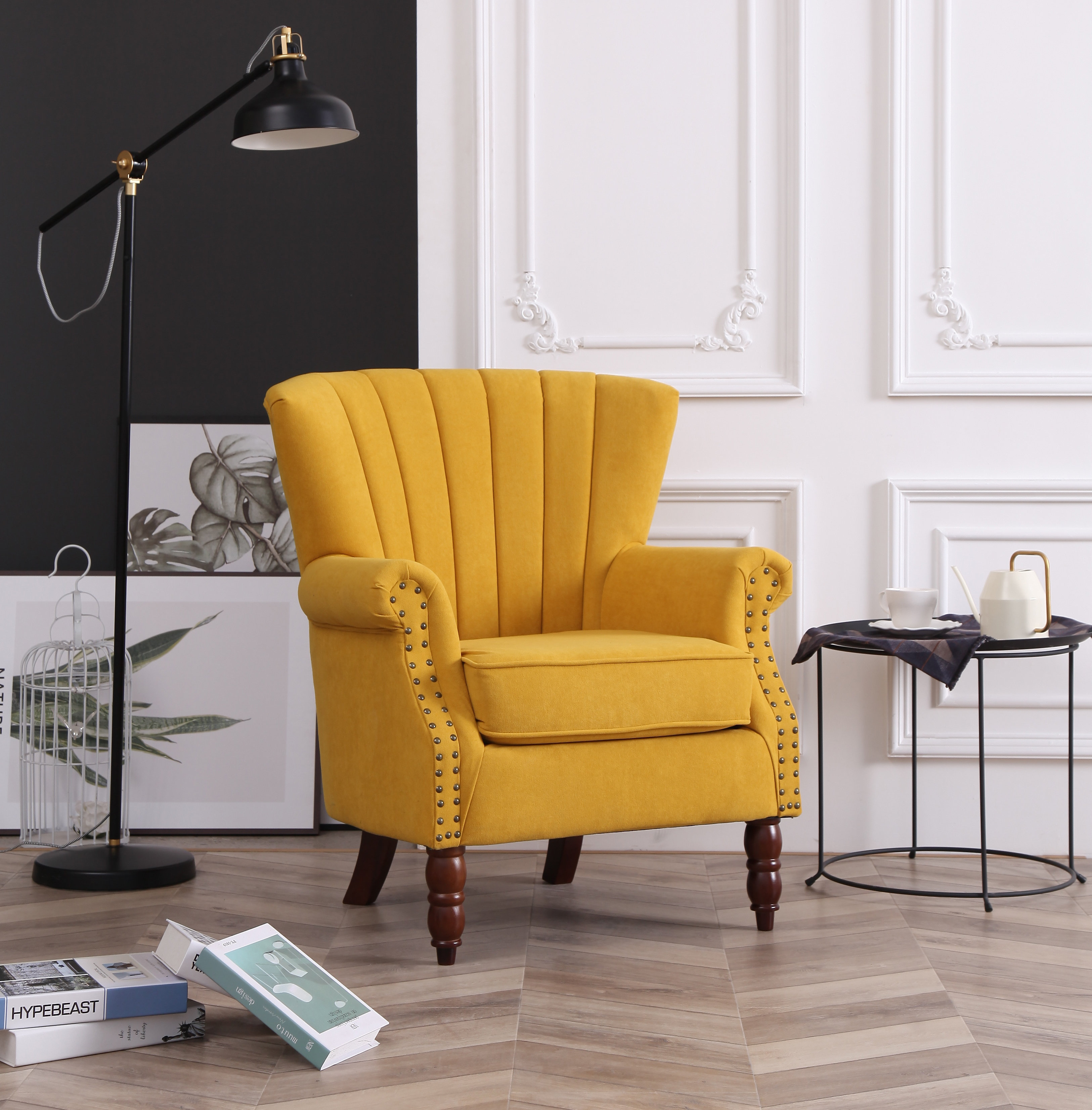 Rosdorf Park Xan Channel 18 5 Wingback Chair Reviews Wayfair Xan Channel 18 5 Wingback Chair