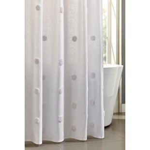 Sweet Jojo Designs Purple and Brown Mod Dots Kids Bathroom Fabric Bath Shower Curtain
