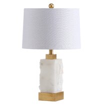 white alabaster lamp