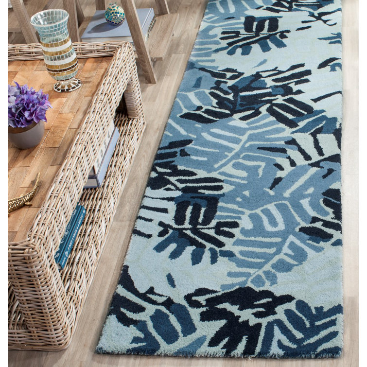 Martha Stewart Rugs Palm Leaf Floral Handmade Tufted Wrought Iron Area Rug Reviews Wayfair