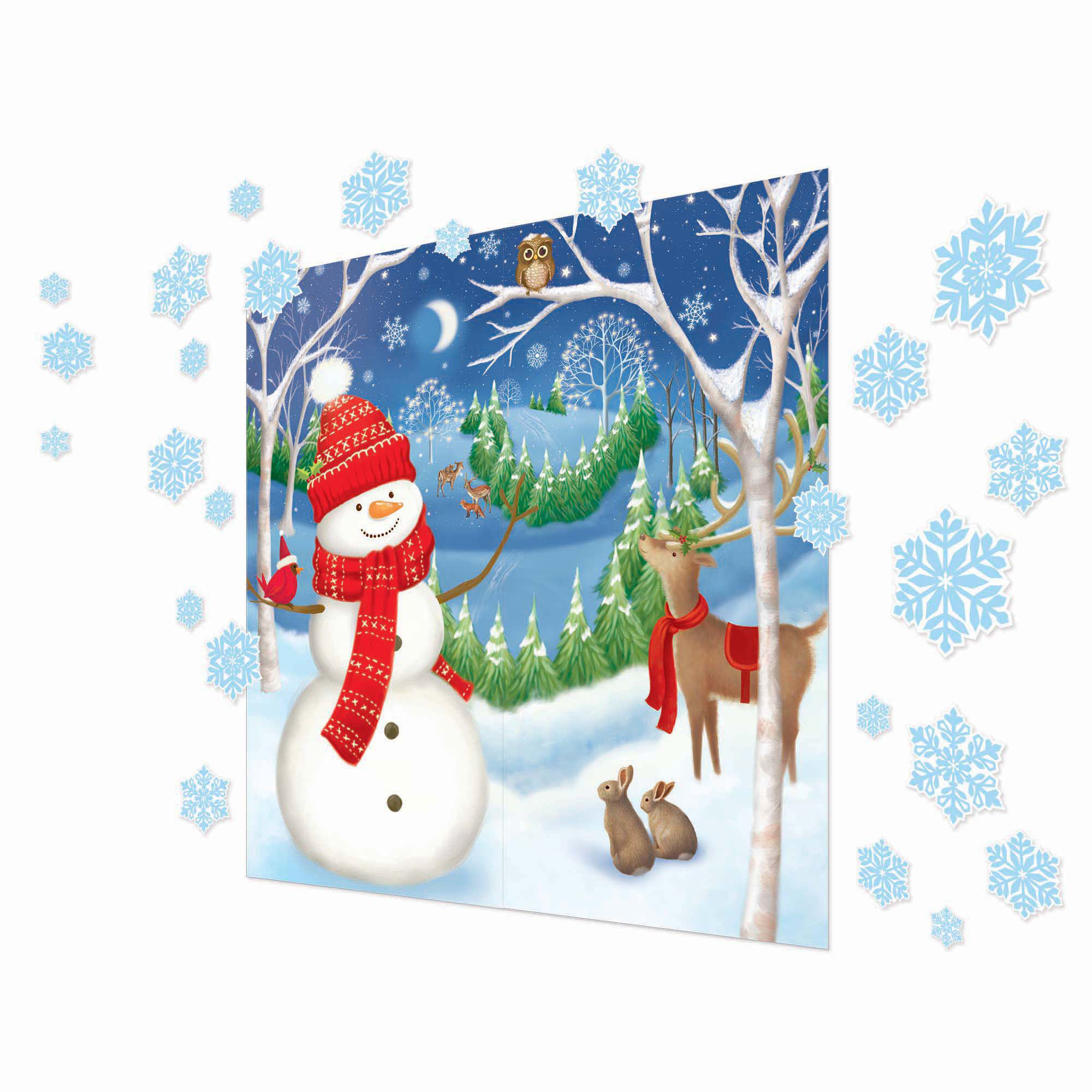 Amscan 32 Piece Christmas Winter Friends Scene Setters Decoration Kit Set Wayfair