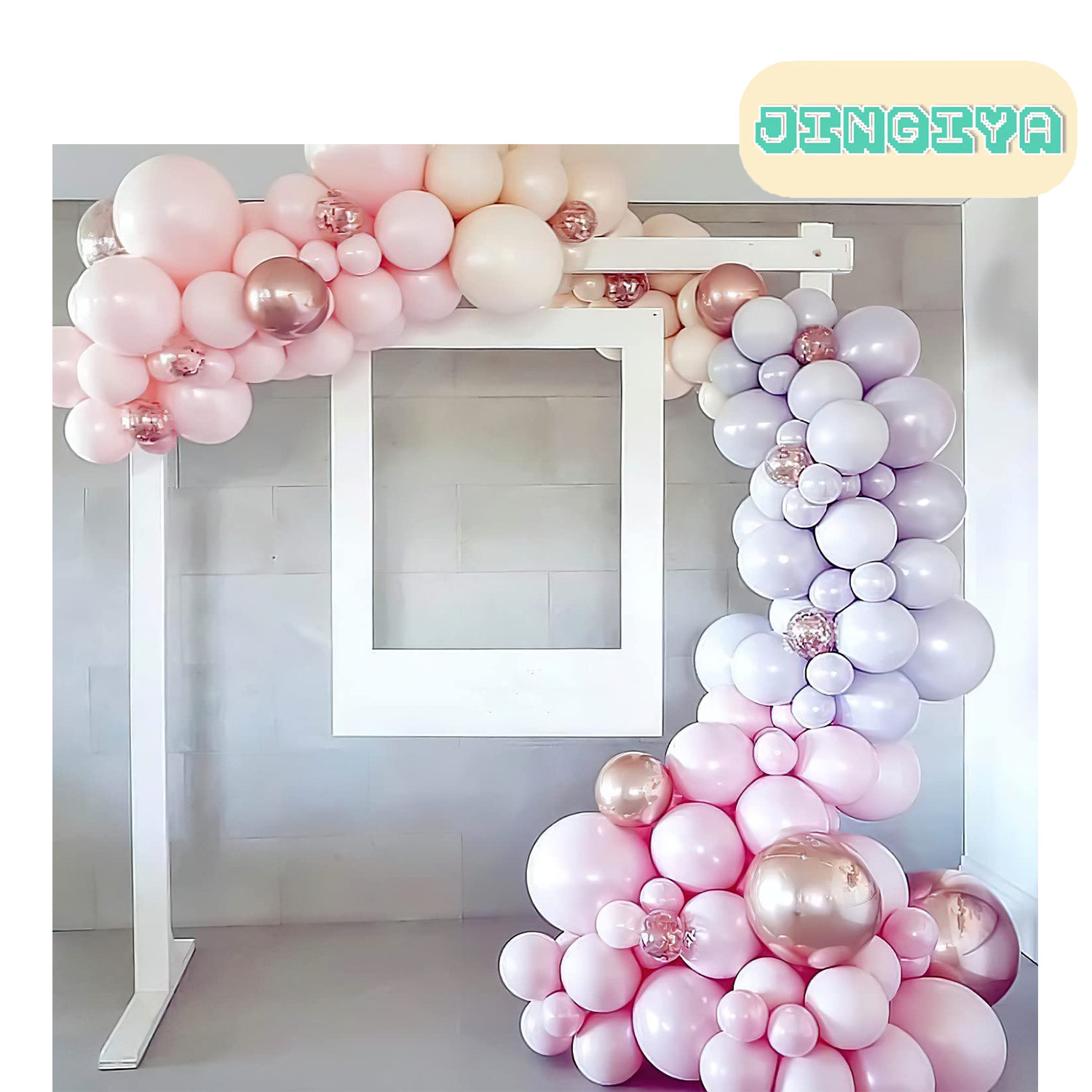 Jingiya Home LLC 134 Piece Macaron Balloon Garland | Wayfair