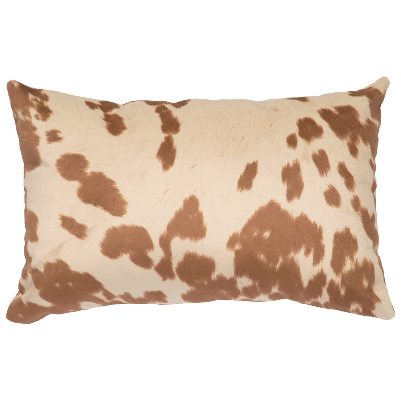 Chontel Faux Hair On Hide Lumbar Pillow Reviews Allmodern