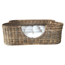 extra large wicker dog bed