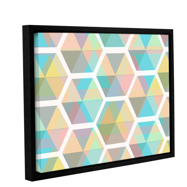 George Oliver Hive Framed Graphic Art On Wrapped Canvas Wayfair