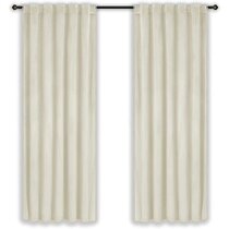 Sky Blue, 42 x 95 Inches Long Set of 2 Panels SNITIE Pom Pom Velvet Curtains with Rod Pocket Thermal Insualted Soft Privacy Light Filtering Velvet Drapes for Bedroom and Living Room 