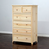 Zanna 6 Drawer Standard Chest by Highland Dunes