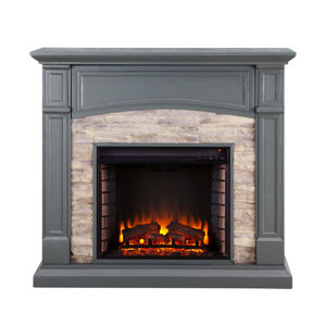 Dawn Electric Media Fireplace by Alcott Hill