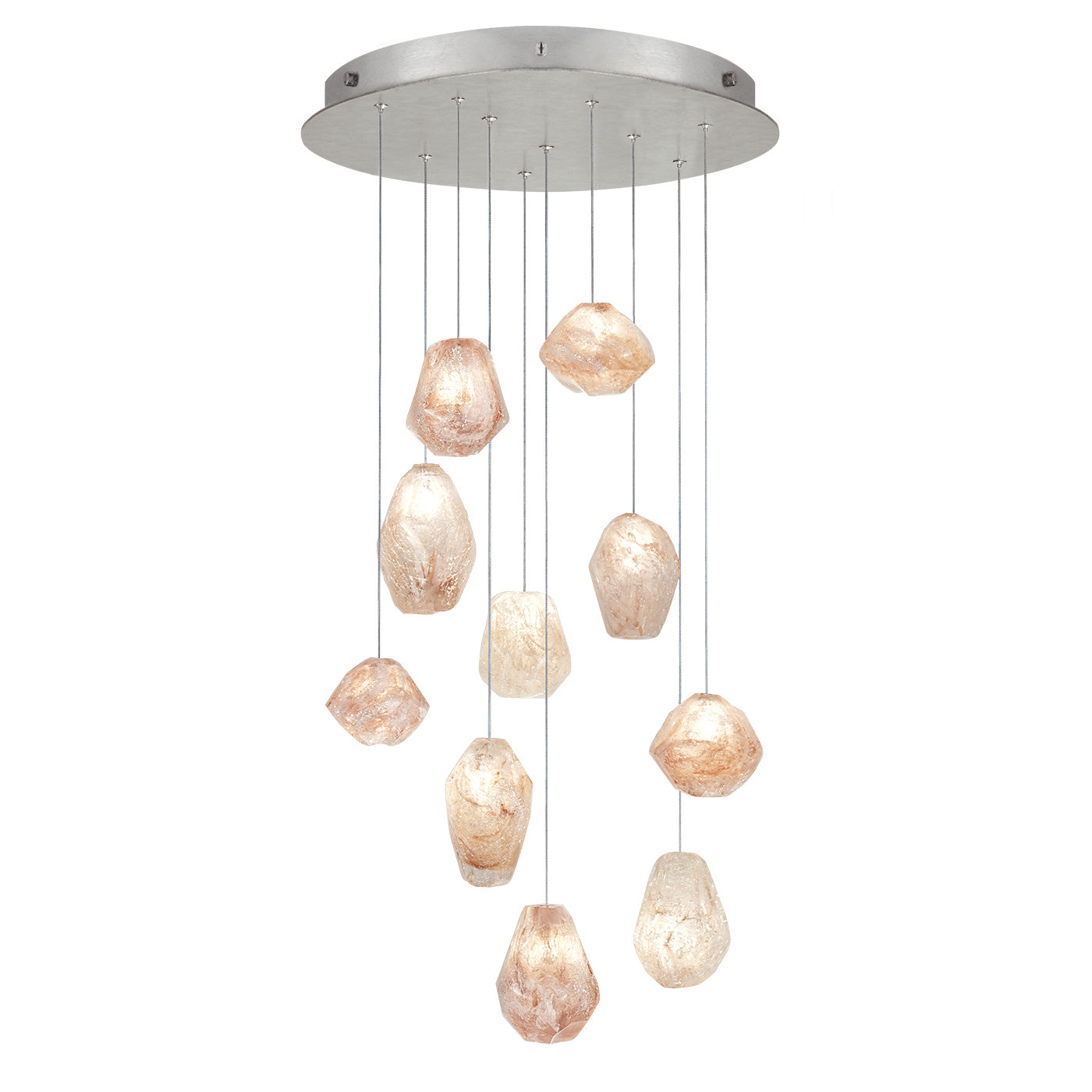 Fine Art Lamps Natural 10 Light Cluster Bulb Pendant Wayfair