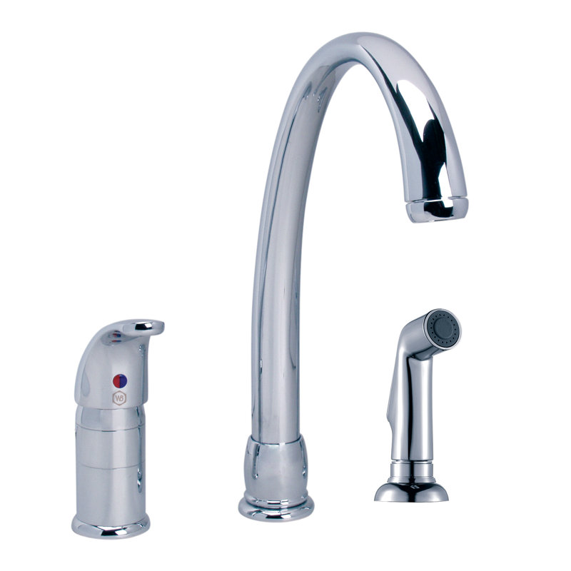 Windon Bay Sarana Single Handle Kitchen Faucet With Side Spray