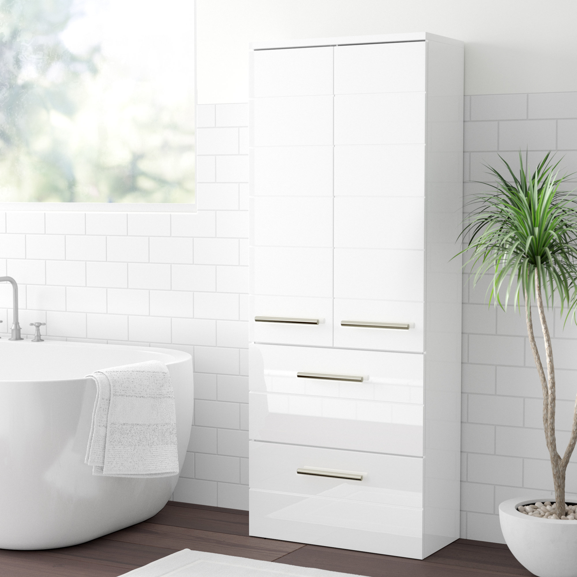 Schrank Mit Integriertem Waschekorb