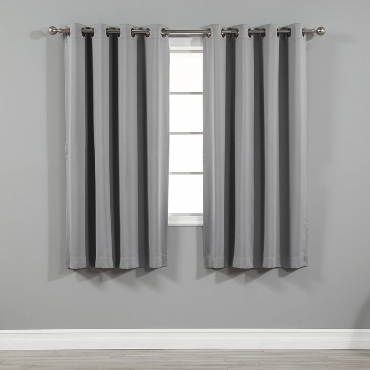 Best Home Fashion, Inc. Solid Blackout Thermal Grommet Curtain Panels ...