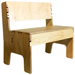 Wooden Kids Bench by Anatex