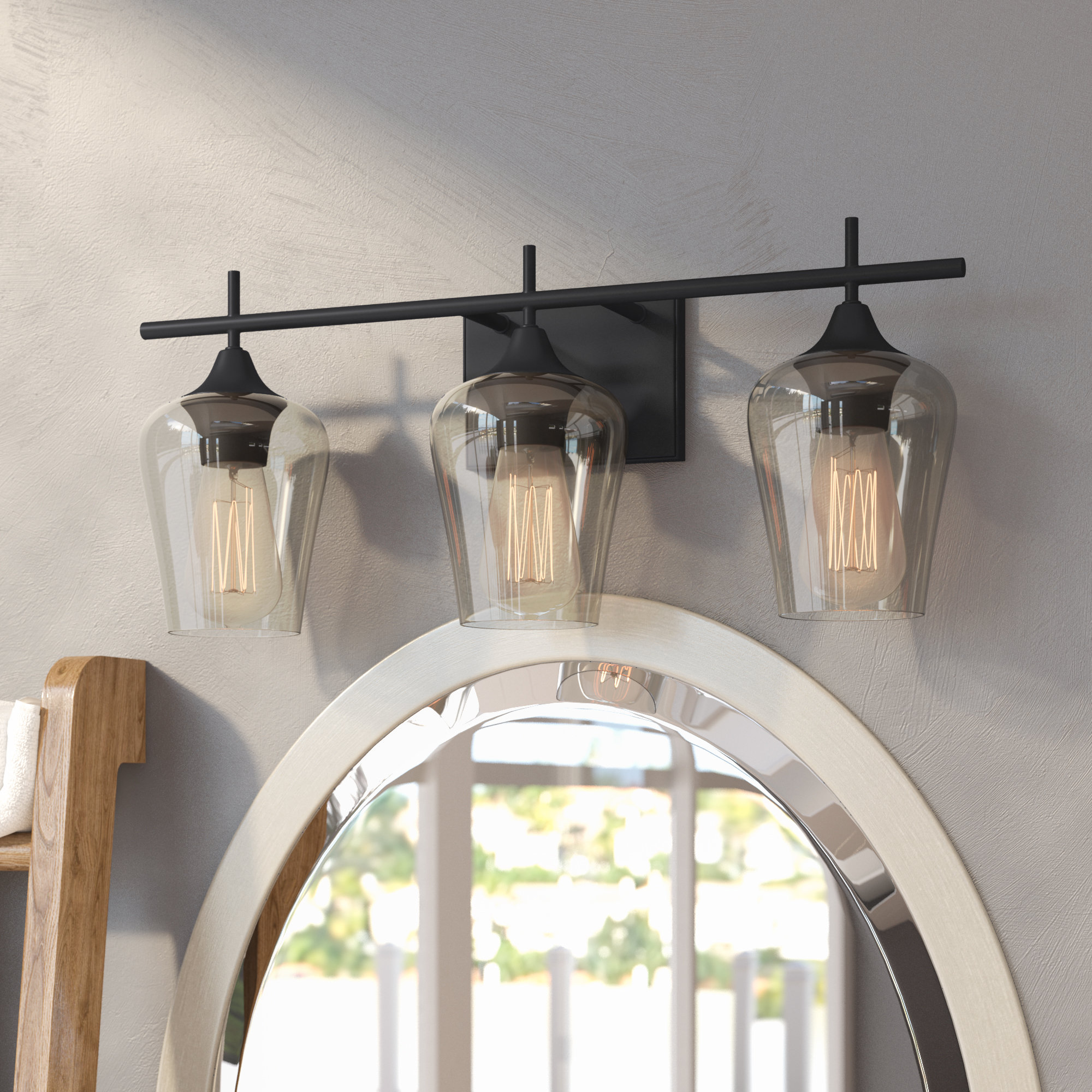 Edison Bulb Vanity Light Wayfair Edison Bulb Vanity Light Wayfair
