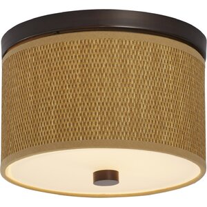 Denning 2-Light Fluorescent Flush Mount