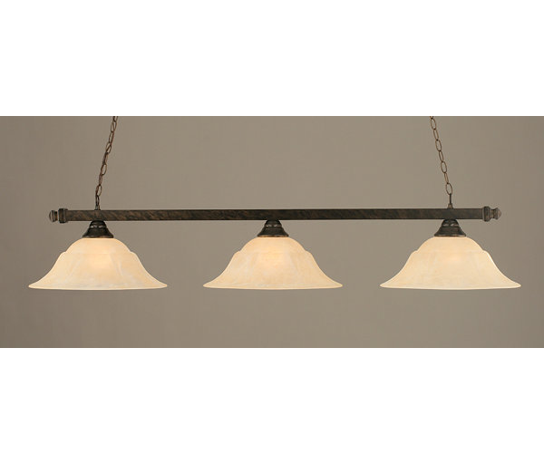 Red Barrel Studio Villalobos 3 Light Pool Table Linear Pendant Wayfair