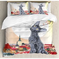 65% Cotton 35% Polyester Feel The Music with Dancing Music Notes Black Set of 2-100% Fiber Filling Coverlet and Pillowcase for Single Bed LaModaHome Musical Bedding Set 