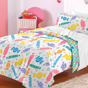 Madelyn 100% Cotton 2 Piece Reversible Comforter Set