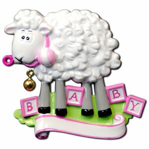 Baby's First Baby Sheep Ornament