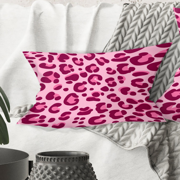 leopard lumbar pillow