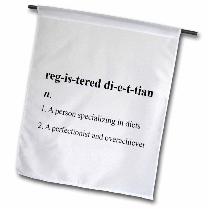 3drose Registered Dietitian Definition Polyester 2 3 X 1 6