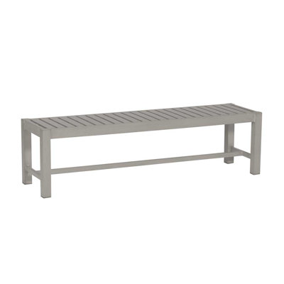 Birchlaneclub Aluminum Picnic Bench Frame Color Club Aluminum 24 Oyster Cushion Color Avila Gray Dailymail