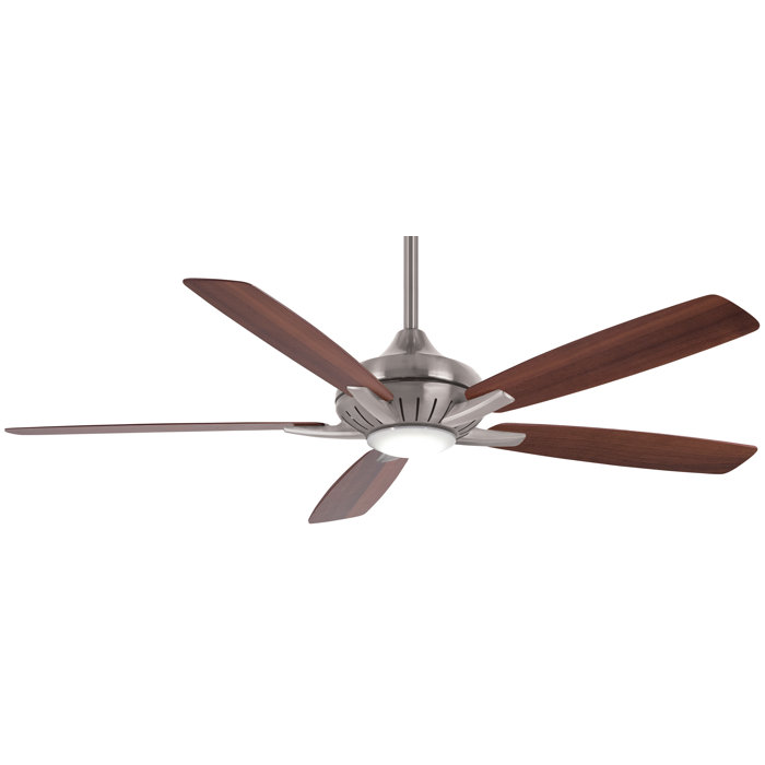 Dyno Xl Led 60 5 Blade Led Smart Ceiling Fan With Remote Light Kit Included